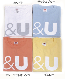 東日本大震災支援商品 チャリティTシャツ ver.2014 - White, Sax Blue, Sharbet Orange, Yellow